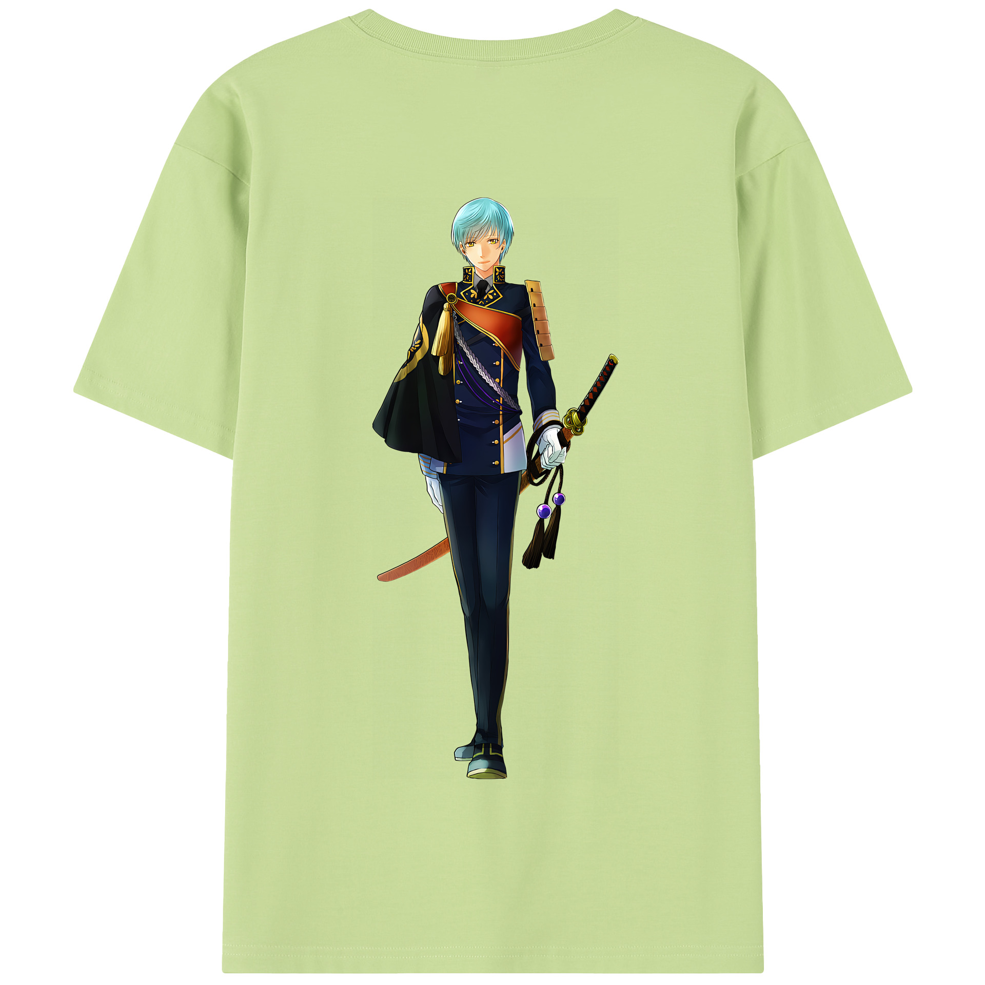 （画像用） 刀剣乱舞 Touken Ranbu 綿100％半袖Tシャツ（背面プリント）